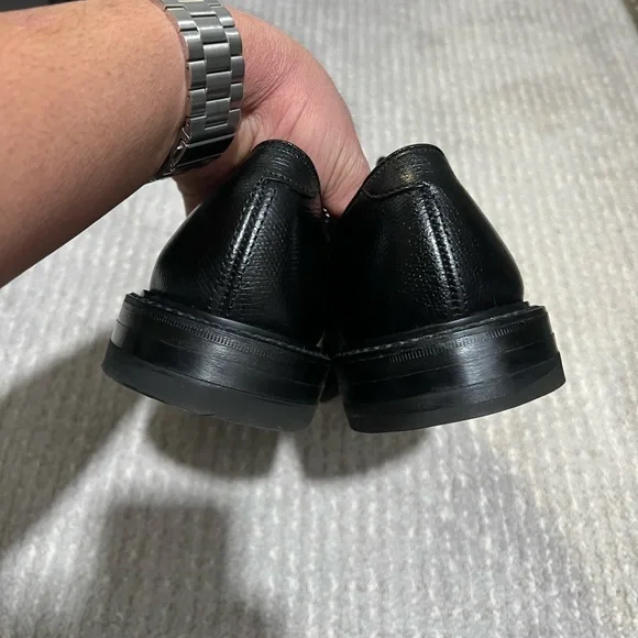 Florsheim Vintage Plain Toe Bluchers Black Calfskin Men’s Size 8D - Picture 7 of 9